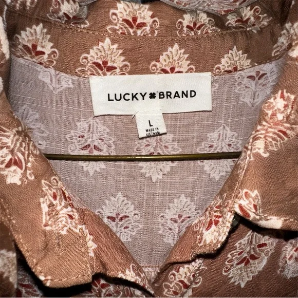 Lucky Brand Franny sleeveless dress button down Large - Picture 3 of 3